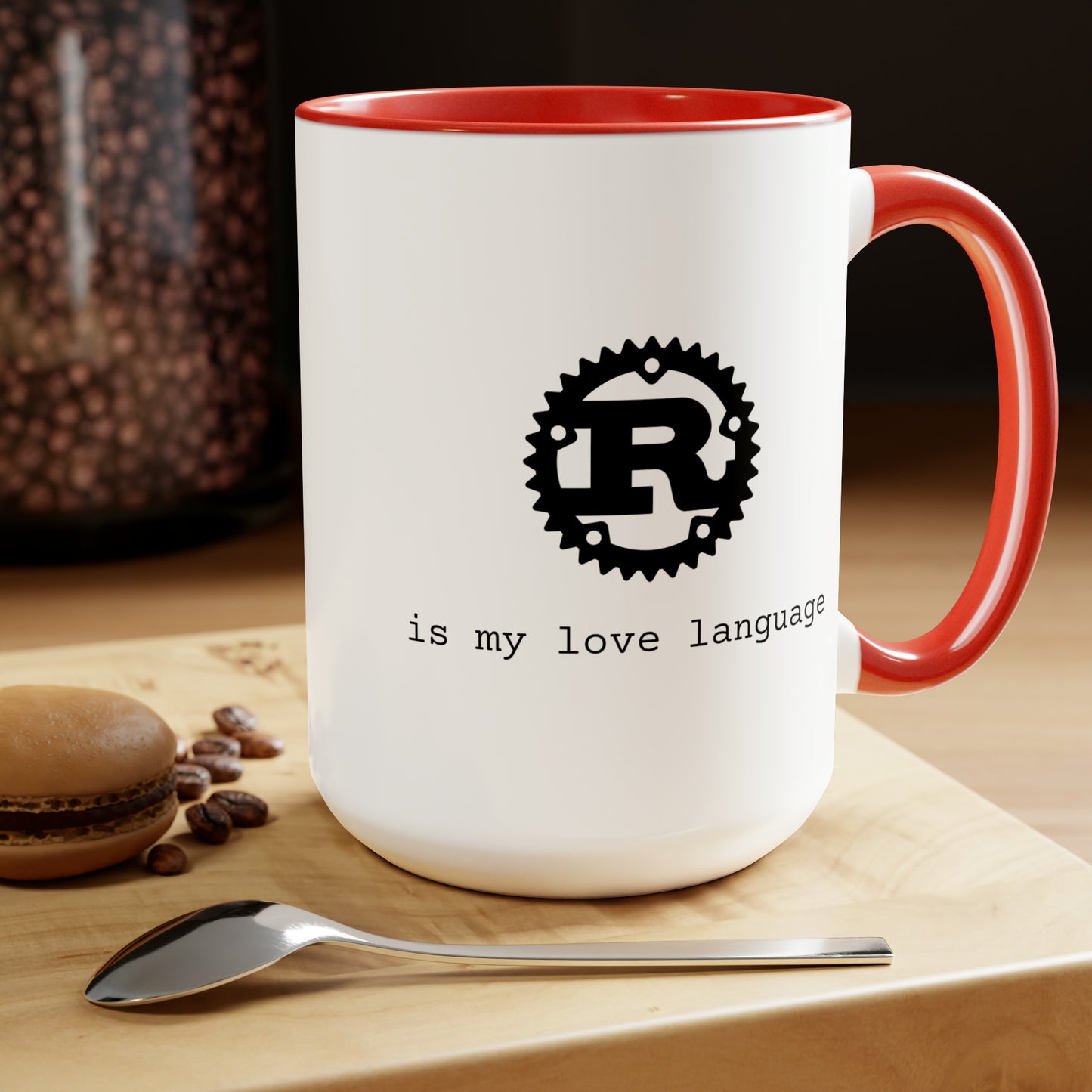 Rust is My Love Language, Two-Tone Coffee Mug, 15oz