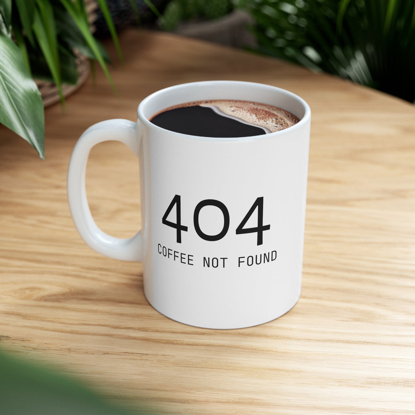 404: COFFEE NOT FOUND, Ceramic Mug 11oz