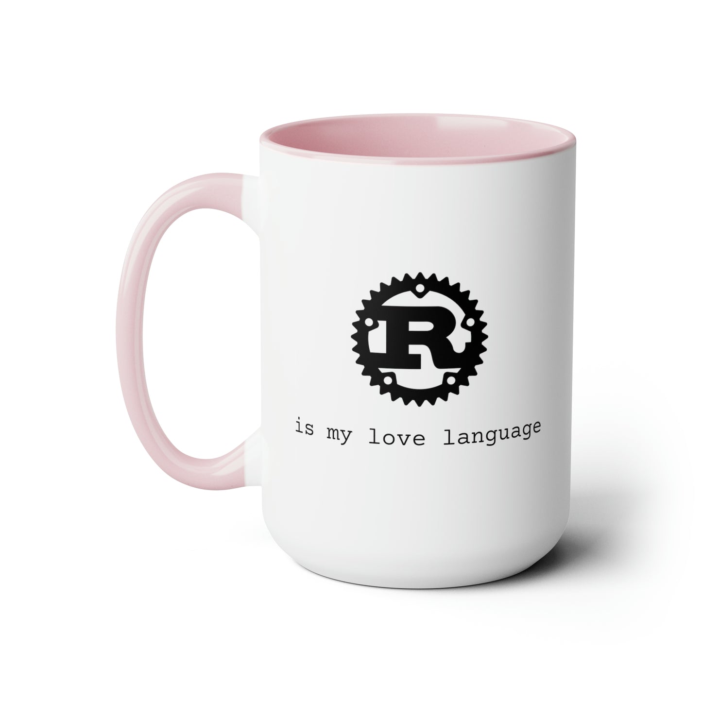 Rust is My Love Language, Two-Tone Coffee Mug, 15oz