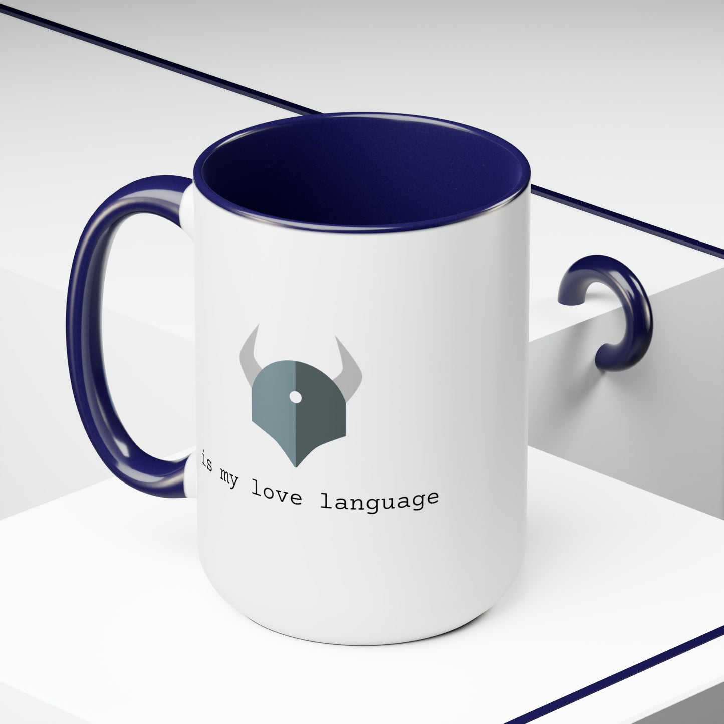 OPA Rego is My Love Language, Two-Tone Coffee Mug, 15oz