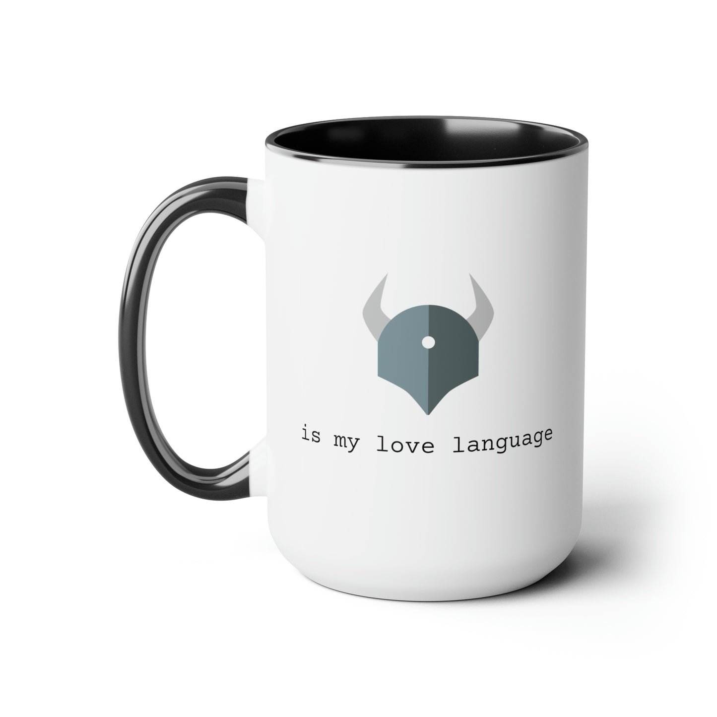 OPA Rego is My Love Language, Two-Tone Coffee Mug, 15oz