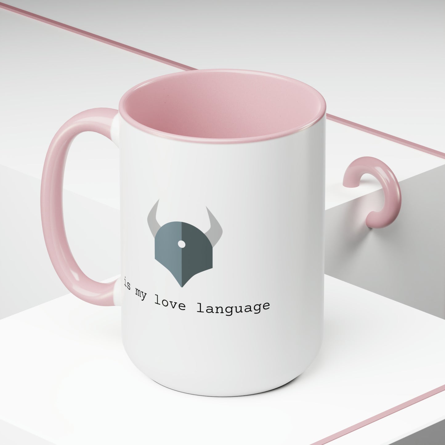 OPA Rego is My Love Language, Two-Tone Coffee Mug, 15oz