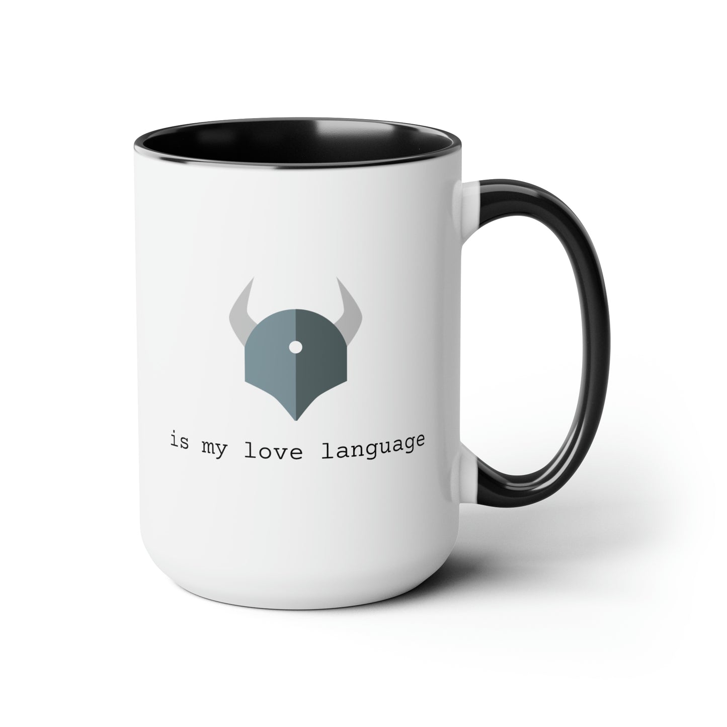 OPA Rego is My Love Language, Two-Tone Coffee Mug, 15oz