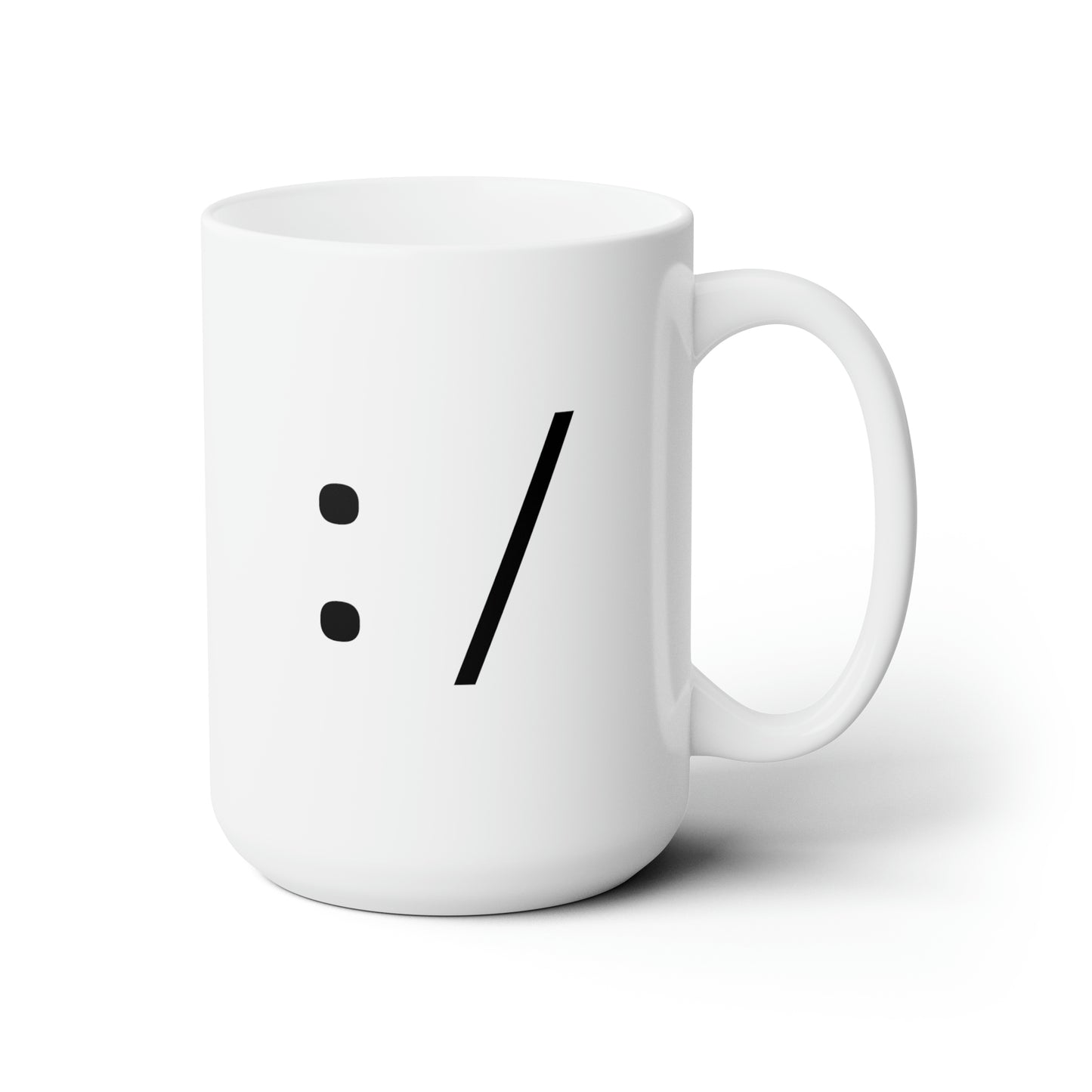 Colon Slash Ceramic Mug 15oz