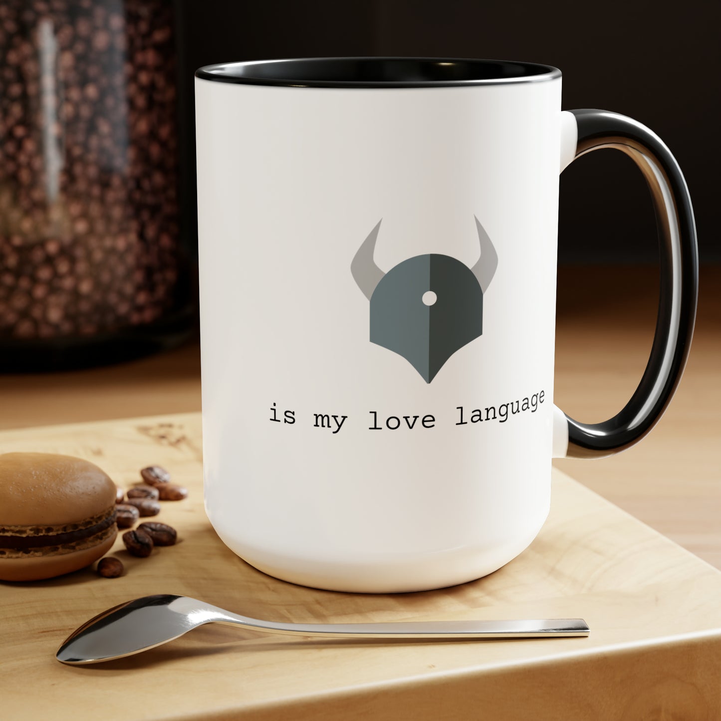 OPA Rego is My Love Language, Two-Tone Coffee Mug, 15oz