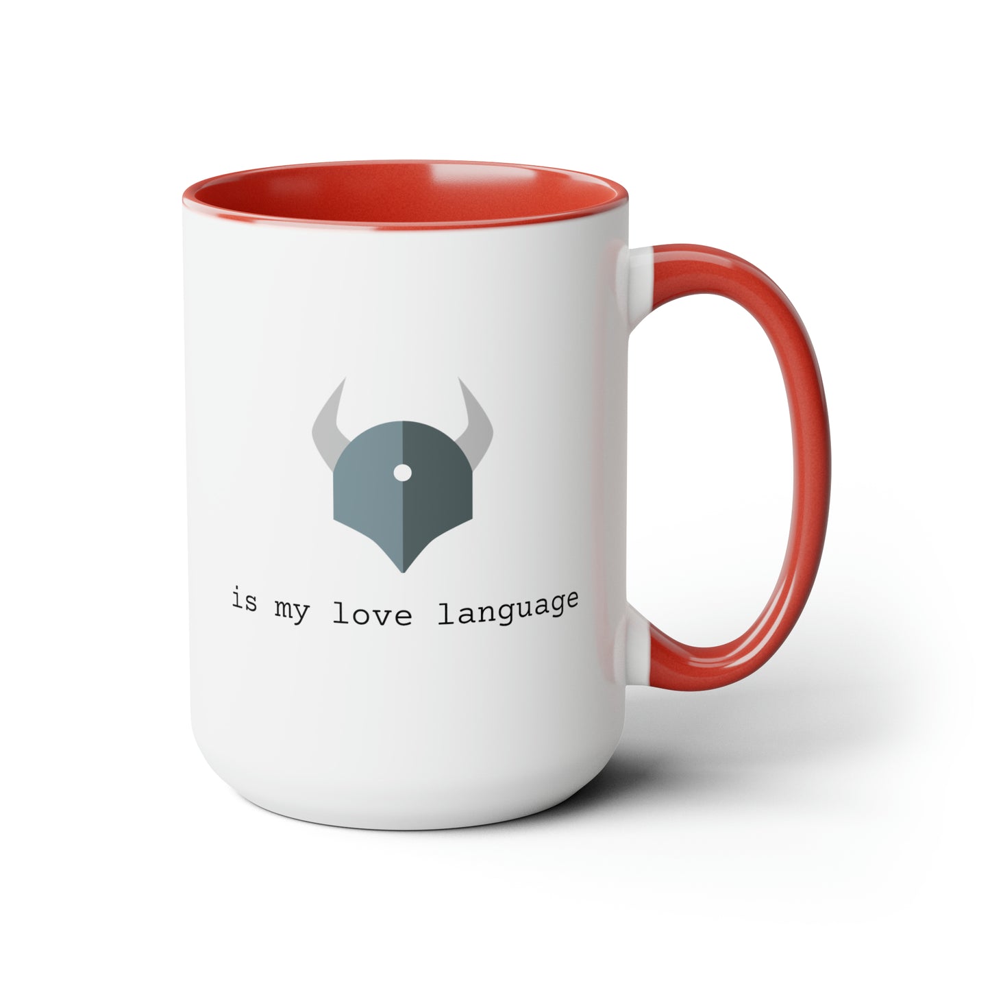 OPA Rego is My Love Language, Two-Tone Coffee Mug, 15oz