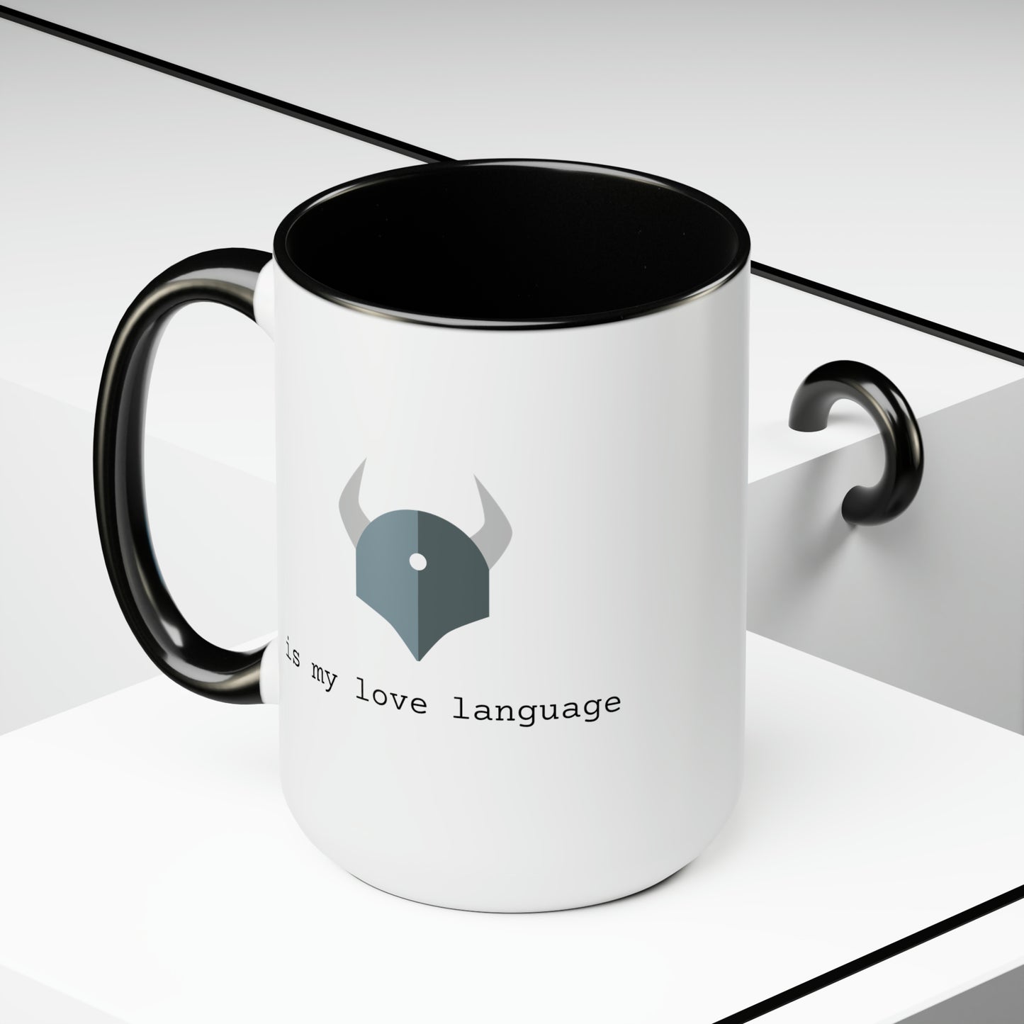 OPA Rego is My Love Language, Two-Tone Coffee Mug, 15oz