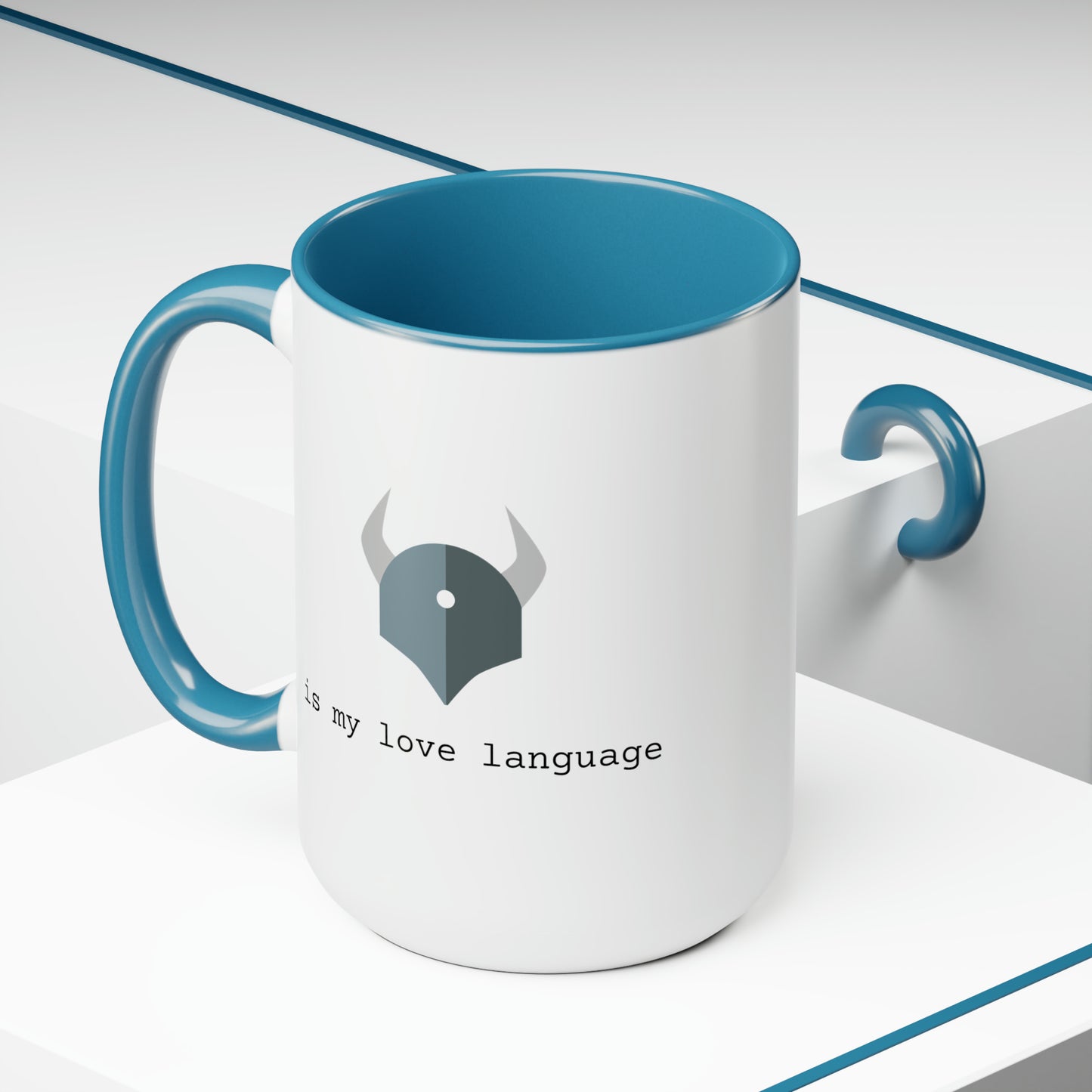 OPA Rego is My Love Language, Two-Tone Coffee Mug, 15oz