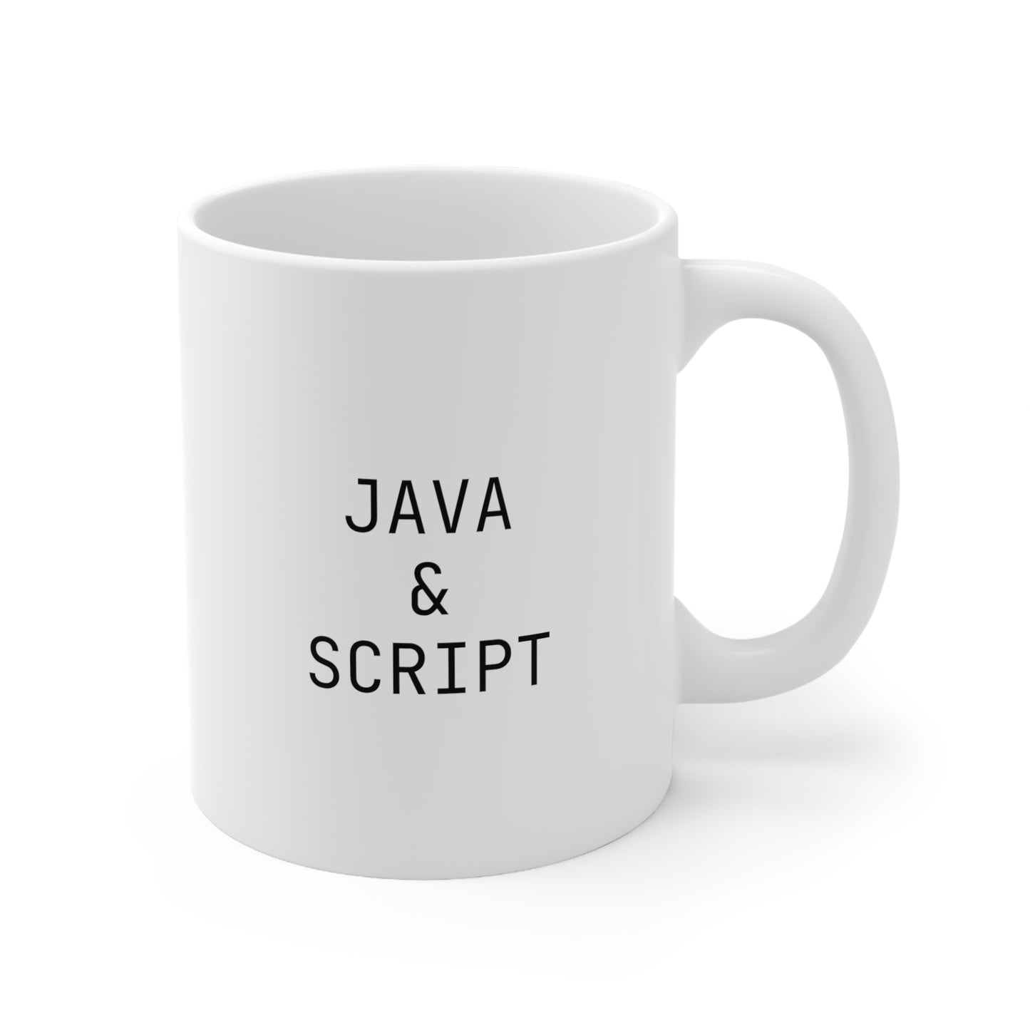 Java & Script, Ceramic Mug 11oz