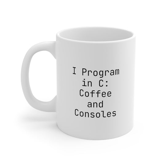 Coffee and Consoles, Ceramic Mug 11oz