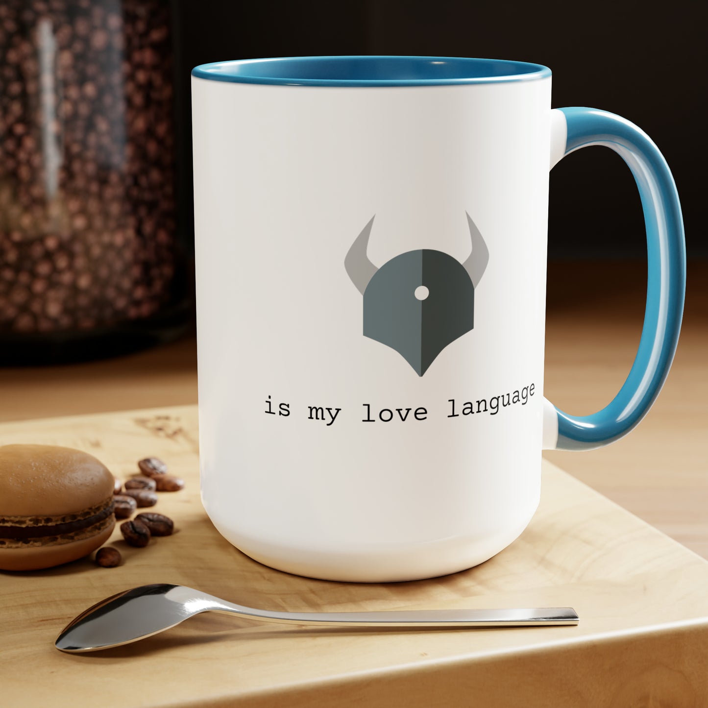 OPA Rego is My Love Language, Two-Tone Coffee Mug, 15oz