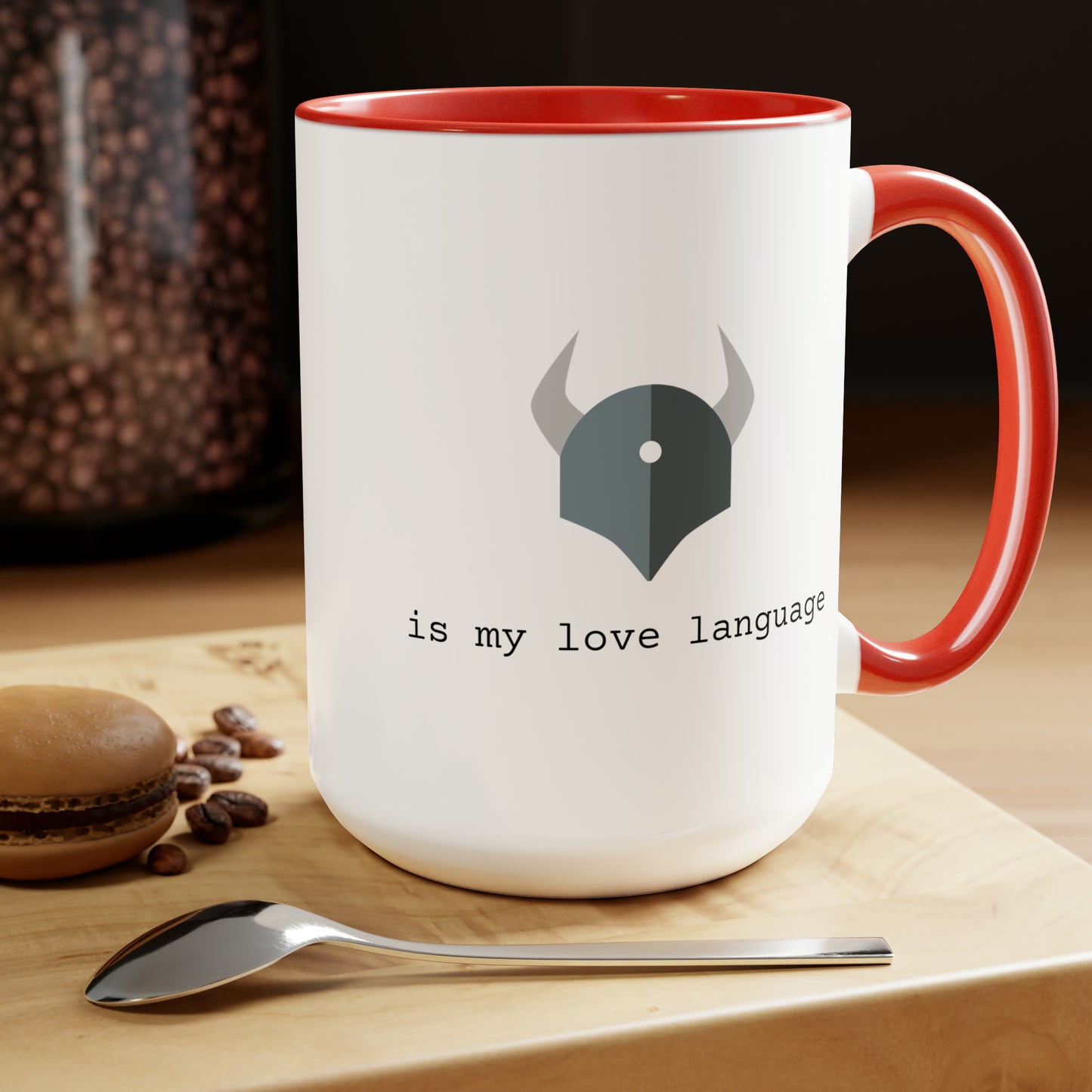 OPA Rego is My Love Language, Two-Tone Coffee Mug, 15oz