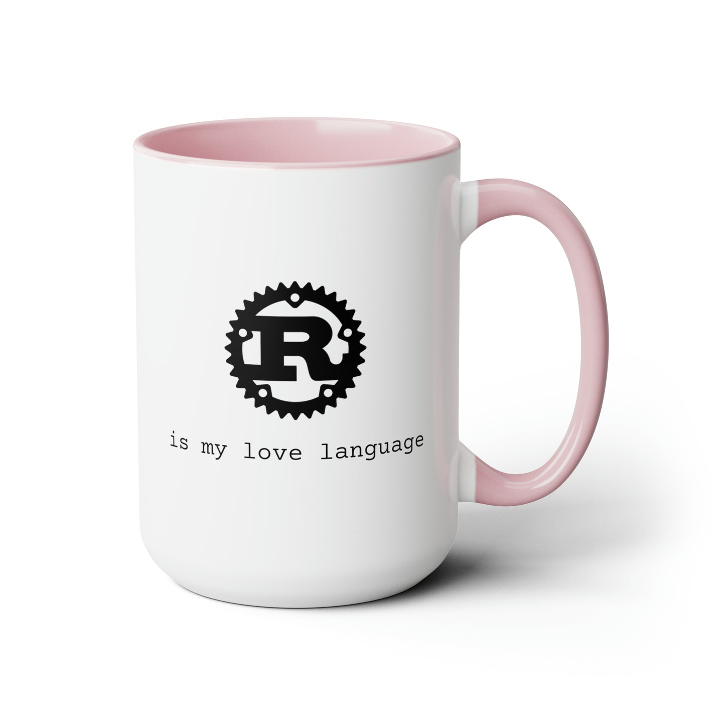 Rust is My Love Language, Two-Tone Coffee Mug, 15oz