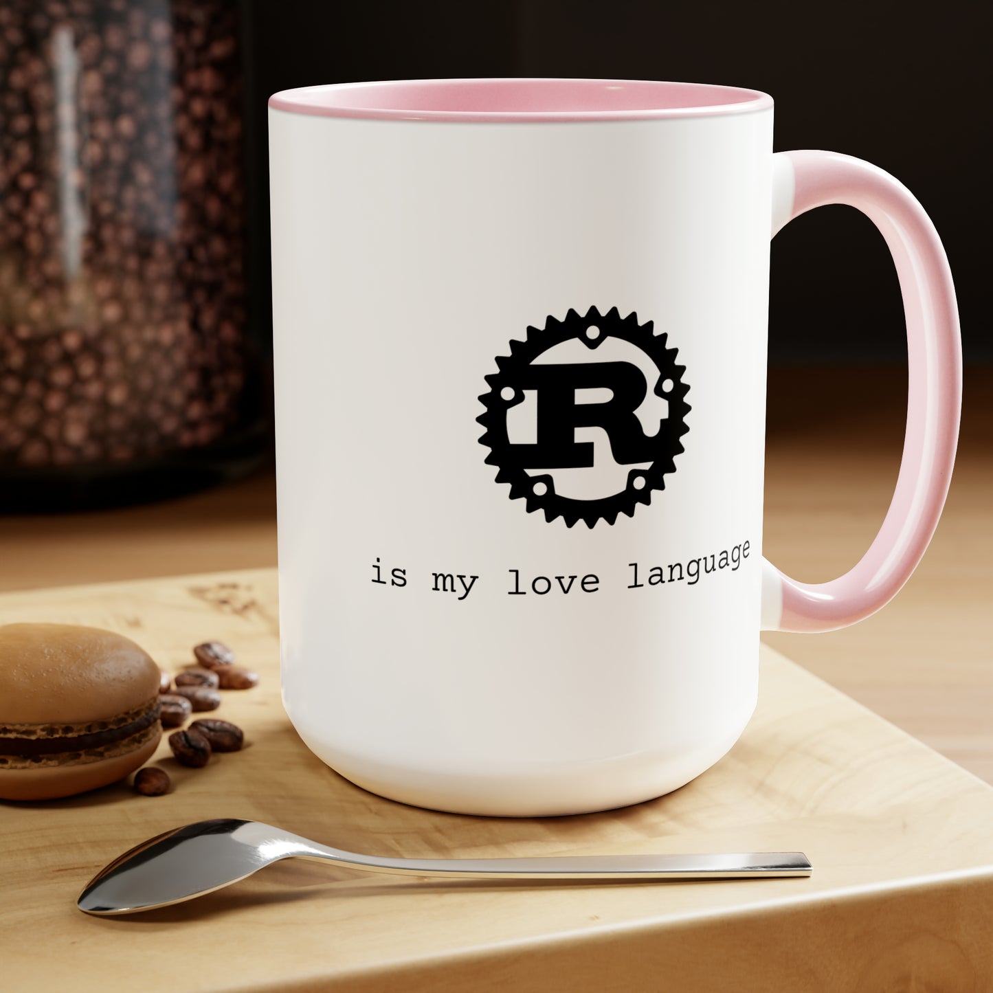 Rust is My Love Language, Two-Tone Coffee Mug, 15oz